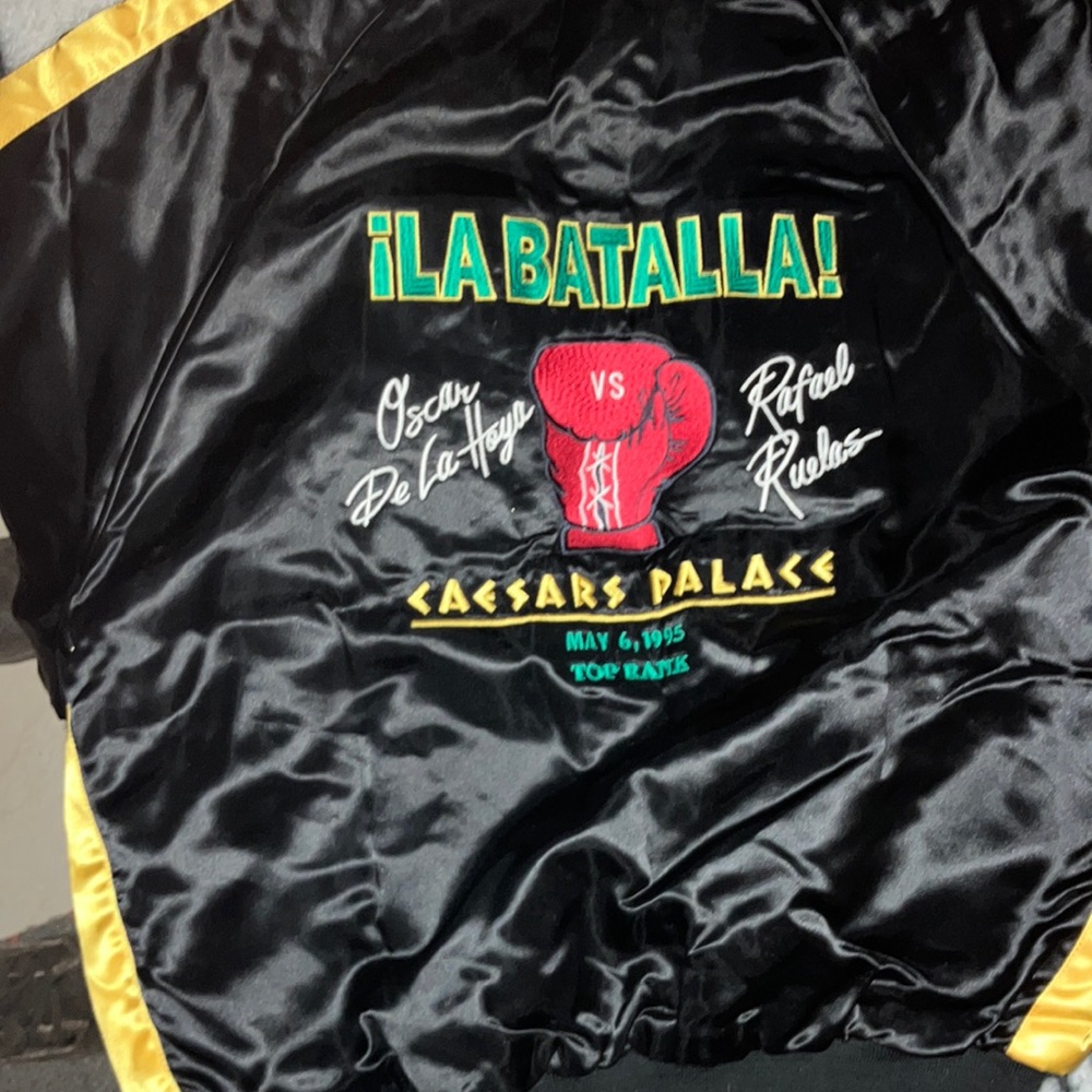 Brand new bomber jacket with tag from Caesar palace May 6,1995 szL